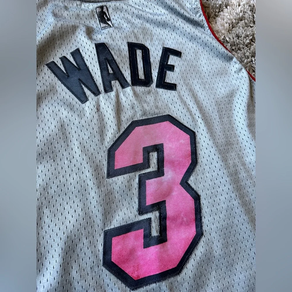 Adidas Miami Heat Dwayne Wade jersey